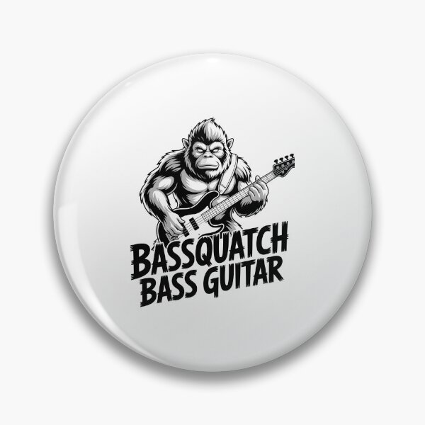 Item preview, Bassquatch Bass Guitar Rock Shirt designed and sold by Viktorio Art Shop.