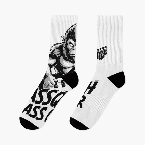 Item preview, Bassquatch Bass Guitar Rock Shirt designed and sold by Viktorio Art Shop.