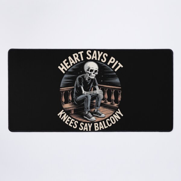 Item preview, Heart Says Pit Knees Say Balcony designed and sold by DOPANDA ..