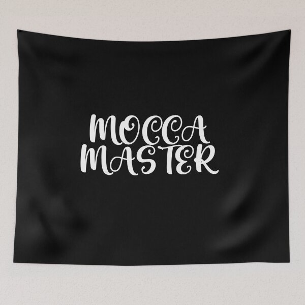 Item preview, Mocha Master Graffiti Design: Bold Brush Lettering Statement - Barista Design designed and sold by lang-popart.