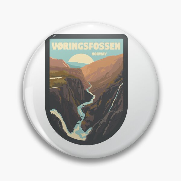 Item preview, Vøringsfossen Waterfall, Hardanger Norway designed and sold by TheLofotenStore.