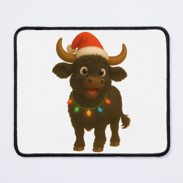 Item preview, Christmas Welsh Black Cow designed and sold by Sillytoe.