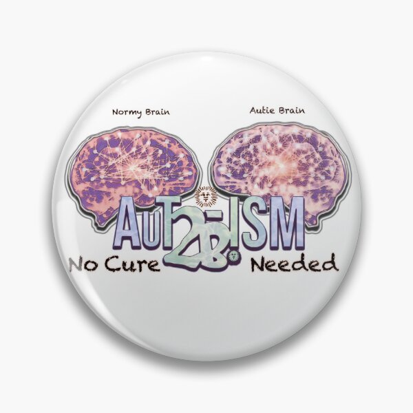 Item preview, Aut-2B-ism Brain graph designed and sold by Cyth3.