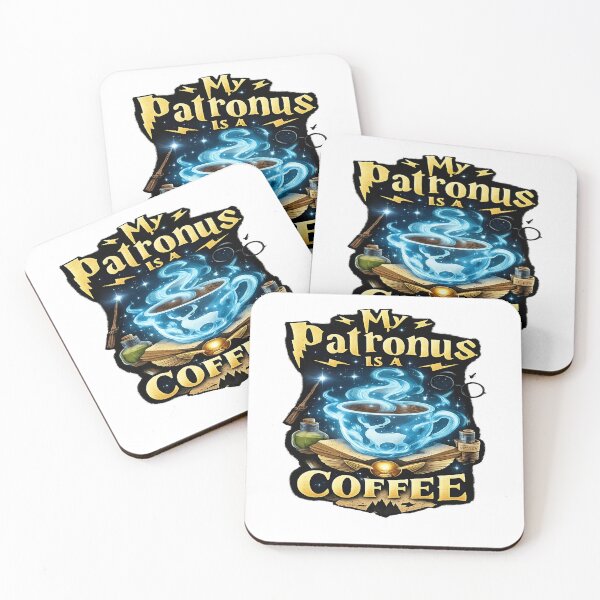 Item preview, Funny Harry Potter Coffee Patronus Vertical Wizard Design designed and sold by FernandsOficial.