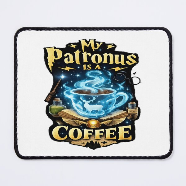Item preview, Funny Harry Potter Coffee Patronus Vertical Wizard Design designed and sold by FernandsOficial.