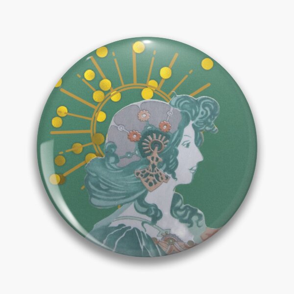 Item preview, Oracle Decal Jade Fortunate Woman Digital Collage designed and sold by Licorice Moon.