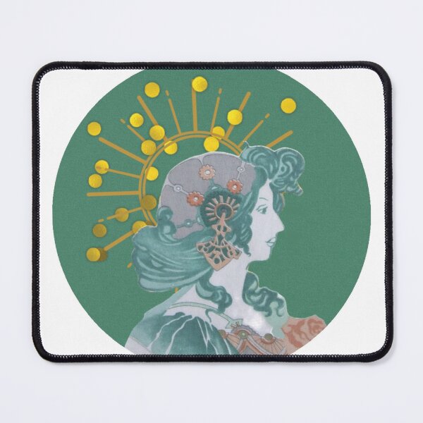 Item preview, Oracle Decal Jade Fortunate Woman Digital Collage designed and sold by Licorice Moon.
