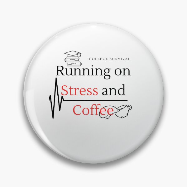 Item preview, Running on Stress and Coffee designed and sold by zeroverse0.