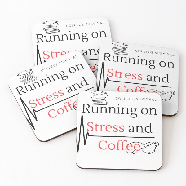 Item preview, Running on Stress and Coffee designed and sold by zeroverse0.