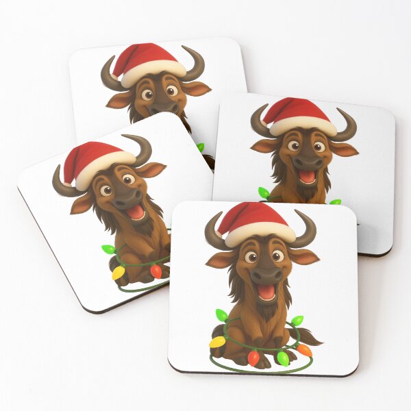 Item preview, Christmas Wildebeest designed and sold by Sillytoe.
