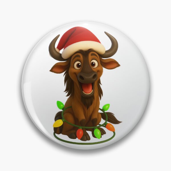 Item preview, Christmas Wildebeest designed and sold by Sillytoe.