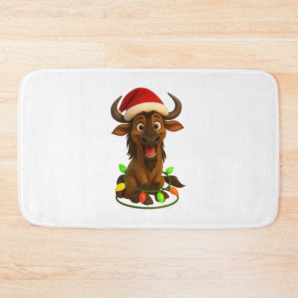 Item preview, Christmas Wildebeest designed and sold by Sillytoe.
