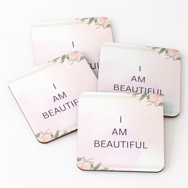 Item preview, I AM BEAUTIFUL - Positive Affirmation  designed and sold by RoyalByKeke.