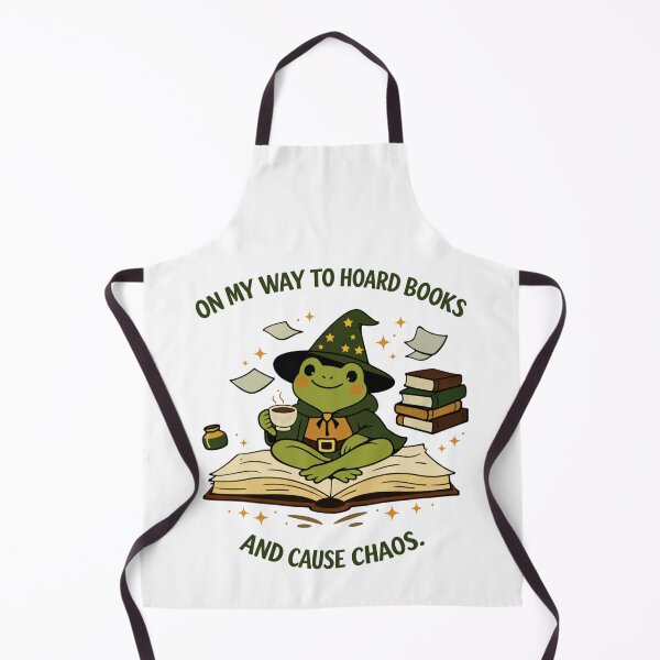 Item preview, On My Way To Hoard Books Chaos designed and sold by FreshVibe Prints.