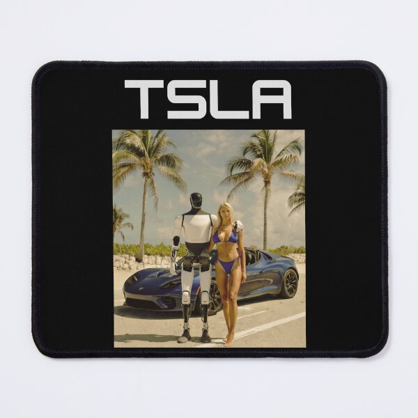 Item preview, Tesla humanoid robot art designed and sold by TEEJAMBOREE.