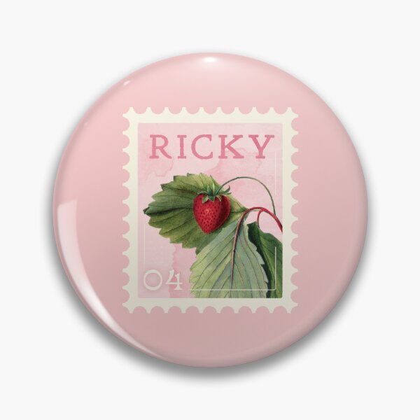 Item preview, Ricky Shen Vintage Pink Strawberry Letter Stamp - ZEROBASEONE designed and sold by dreammindnight.