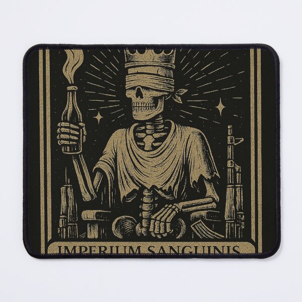 Item preview, The Tyrant Tarot Card – Imperium Sanguinis | Skeleton Crowned Ruler | Gothic Occult Vintage Illustration designed and sold by Youpiworld.