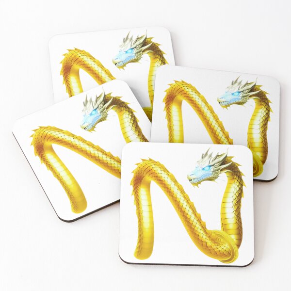 Item preview, Golden Dragon Letter N Fantasy Initial designed and sold by StickBuAndii.