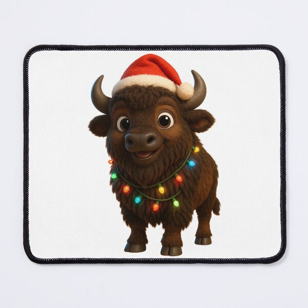 Item preview, Christmas Wood Bison designed and sold by Sillytoe.