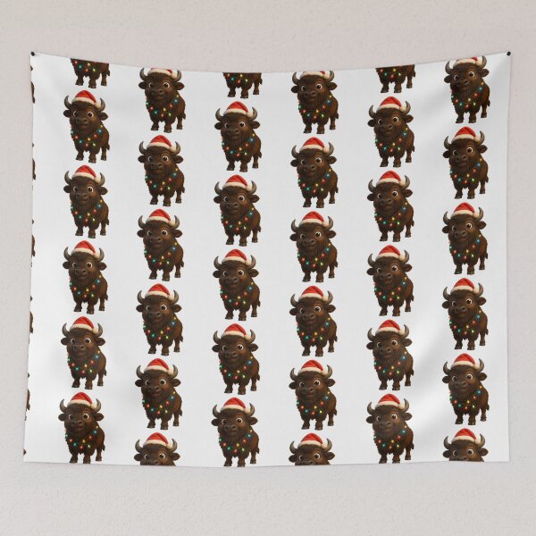 Item preview, Christmas Wood Bison designed and sold by Sillytoe.