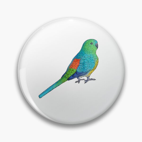 Item preview, Male Red-rumped Parrot - Psephotus haematonotus designed and sold by bangart.