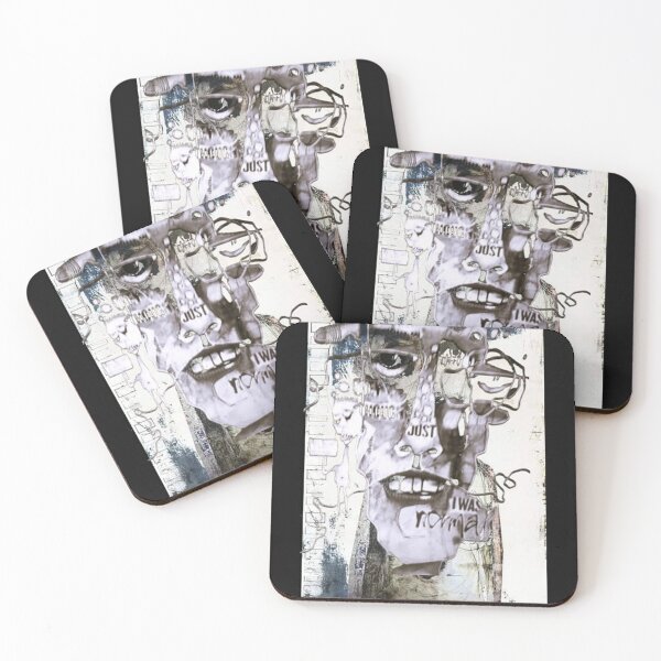 Item preview, abstract expression , face, bloody eye, Normal, letters designed and sold by NessArtByEwa.