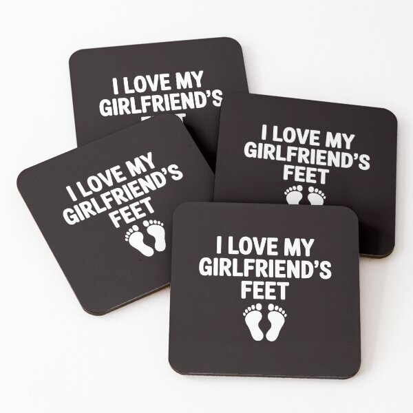 Item preview, I Love My Girlfriend`s Feet – Relationship Humor With Attitude designed and sold by Redgiant87x.