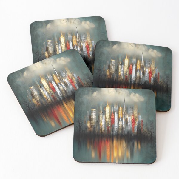 Item preview, Skyline reflections designed and sold by Andy Gambino Art.