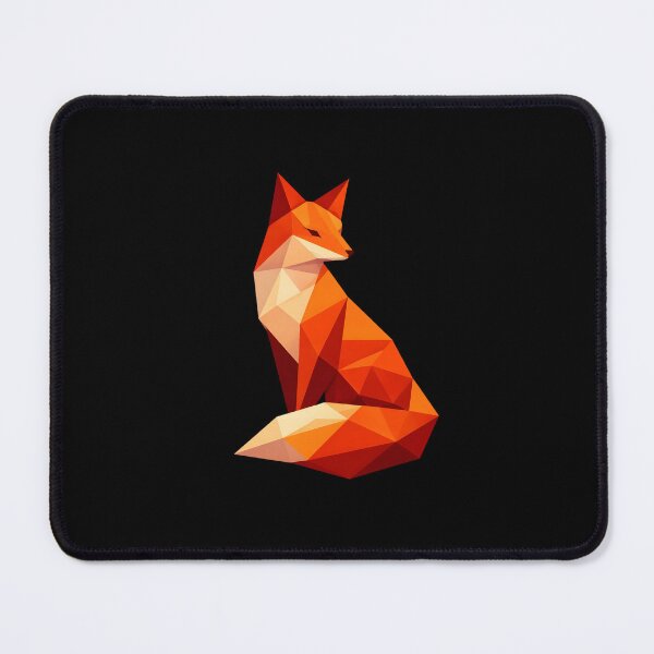 Item preview, Geometric Red Fox – Low Poly Abstract Animal Art designed and sold by Ambient Mind Design.