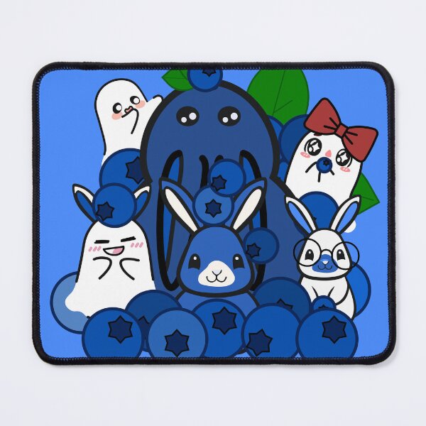 Item preview, Giant Blueberry Bunny - Cute Magical Rabbit & Tiny Ghost Friends designed and sold by Kanniax.