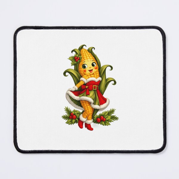 Item preview, Holiday Corn Cutie – Festive Vintage Character Illustration by Pineapple North designed and sold by PineappleNorth.