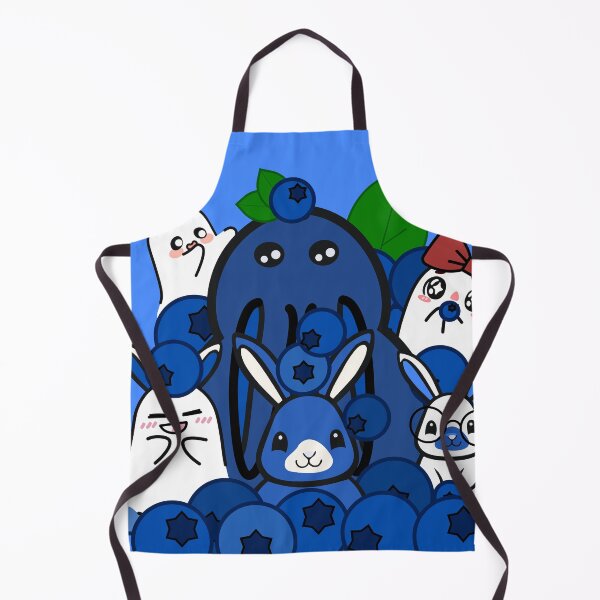 Item preview, Giant Blueberry Bunny - Cute Magical Rabbit & Tiny Ghost Friends designed and sold by Kanniax.