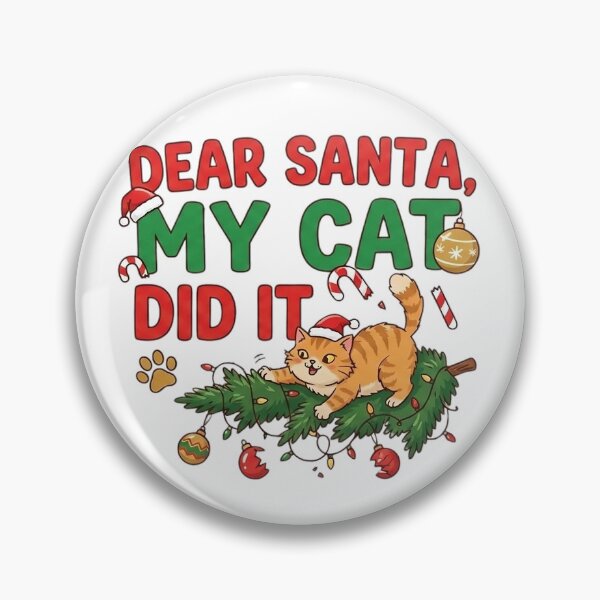 Item preview, Dear Santa My Cat Did It Funny Christmas Cat Shirt designed and sold by Mafmoh.