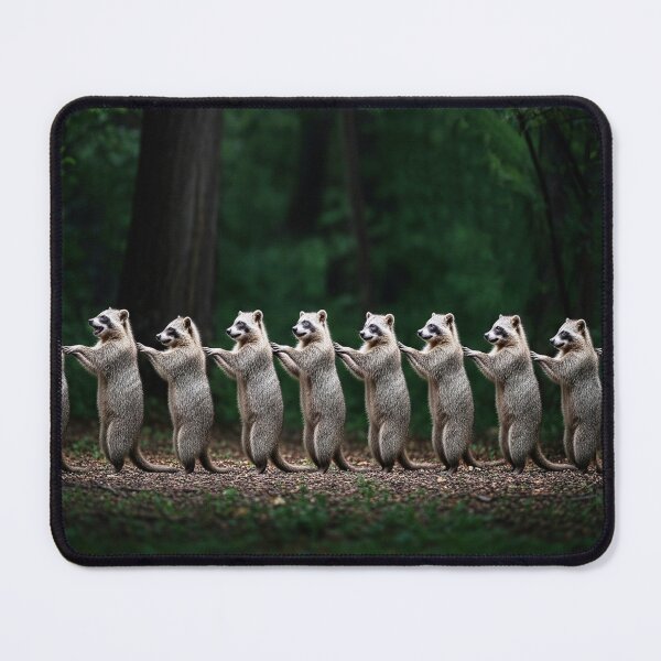 Item preview, RACCOONETTES forest dance troupe designed and sold by BLUE-RIDGE-ART.