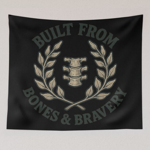 Item preview, Built From Bones and Bravery – Dark Anatomy Aesthetic designed and sold by Mouraludia.