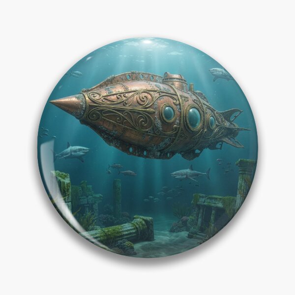 Item preview, Art Nouveau Submarine designed and sold by Tridentulus.