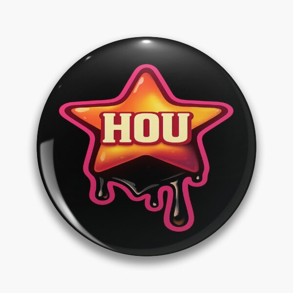 Item preview, HOU Drip Star – Bold Houston Graphic Art Sticker designed and sold by POD DYNASTY.