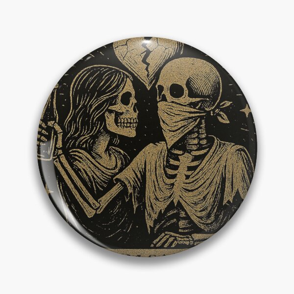 Item preview, The Lovers Tarot Card – Imperium Sanguinis | Skeleton Lovers | Gothic Occult Vintage Illustration designed and sold by Youpiworld.