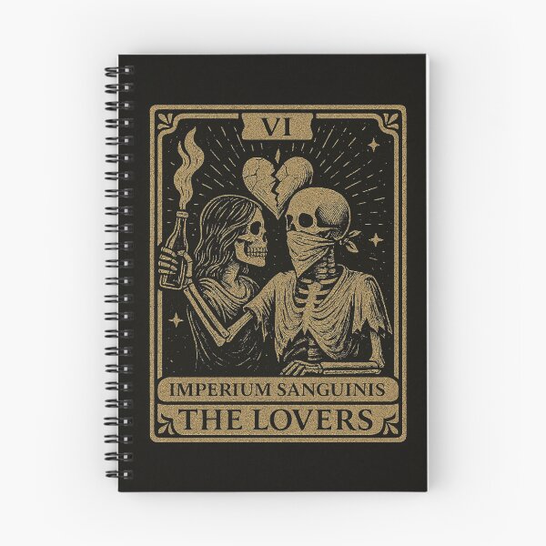 Item preview, The Lovers Tarot Card – Imperium Sanguinis | Skeleton Lovers | Gothic Occult Vintage Illustration designed and sold by Youpiworld.
