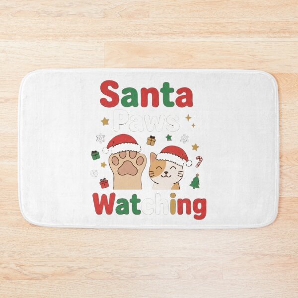 Item preview, Santa Paws Is Watching Funny Christmas Pet Shirt designed and sold by Mafmoh.
