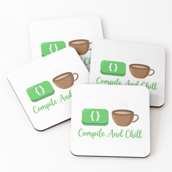 Item preview, Compile And Chill Funny Programmer Graphic for Coding Lover designed and sold by chattsuede.