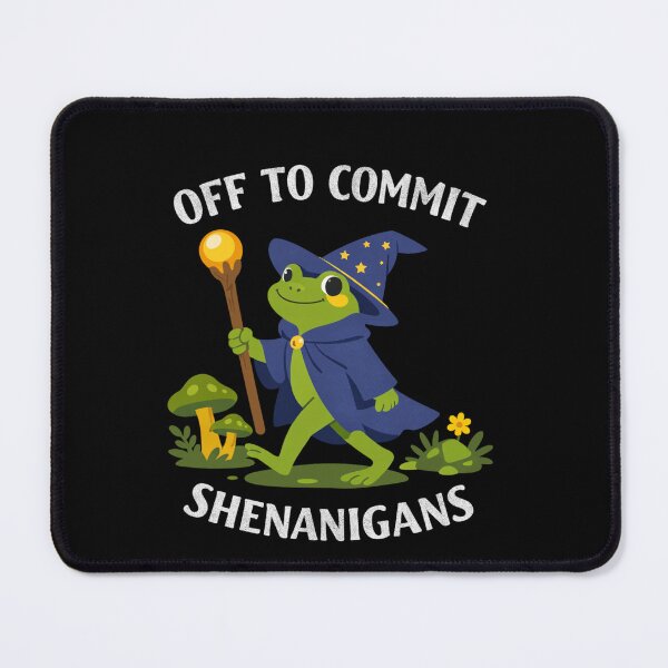 Item preview, Off To Commit Playful Chaos Humor designed and sold by FreshVibe Prints.