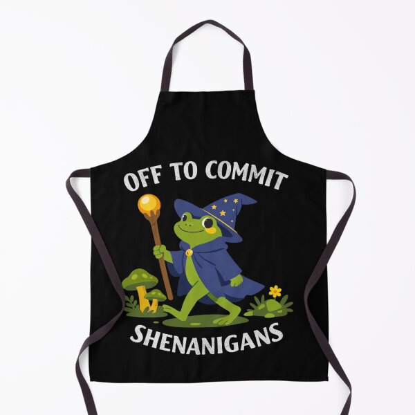 Item preview, Off To Commit Playful Chaos Humor designed and sold by FreshVibe Prints.