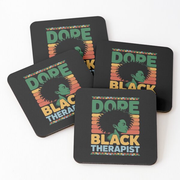 Item preview, Dope Black Therapist Mental Health Counseling Psychology designed and sold by nicomitchell.