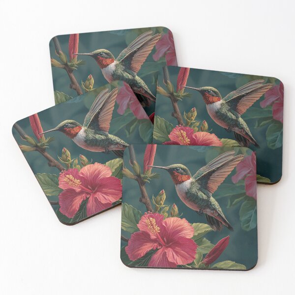 Item preview, Ruby breasted hummingbird designed and sold by ArtfulPlay.