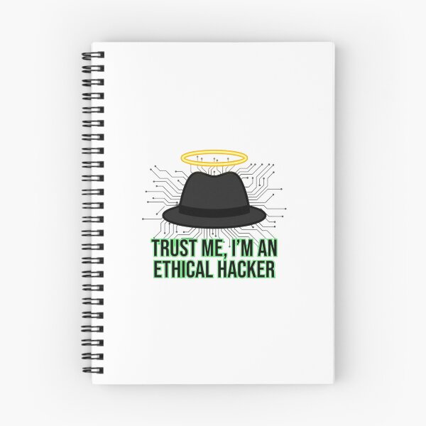 Item preview, Funny Ethical Hacker Quote Flat Vector Graphic for Tech Professionals designed and sold by chattsuede.