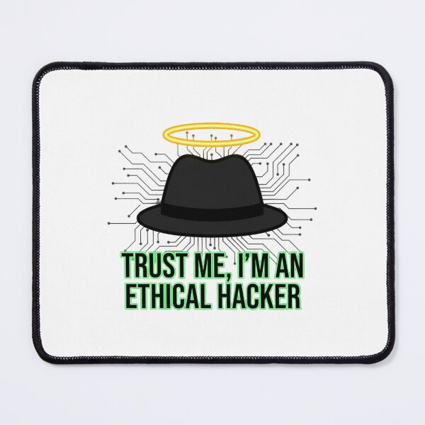 Item preview, Funny Ethical Hacker Quote Flat Vector Graphic for Tech Professionals designed and sold by chattsuede.