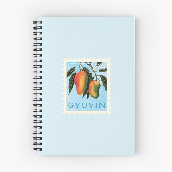 Item preview, Kim Gyuvin Vintage Blue Mango Letter Stamp - ZEROBASEONE designed and sold by dreammindnight.