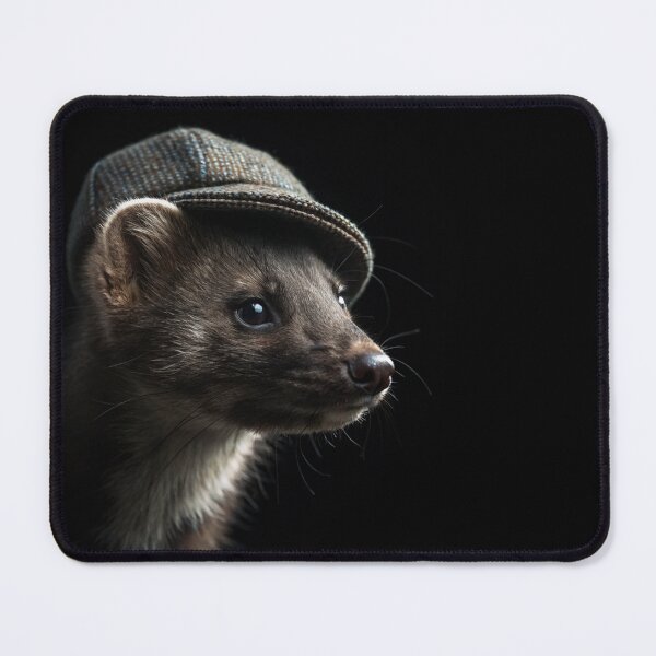 Item preview, Mortimer "Morty" Quick: The Fleet-Footed Operative - Pine Marten designed and sold by knappidesign.