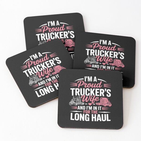 Item preview, I'm A Proud Trucker's Wife - Trucker Wife Truck Driver Wife designed and sold by nicomitchell.